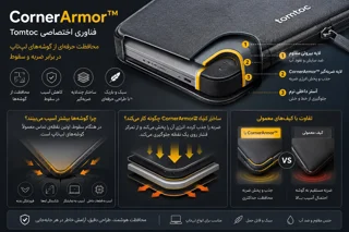 CornerArmor چیست؟ فناوری اختصاصی Tomtoc برای محافظت از لپتاپ